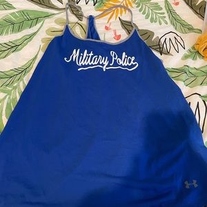 Blue Military Police Tank
